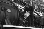 Preparing the Chinese-built*Steam Locomotive For Day's Workload